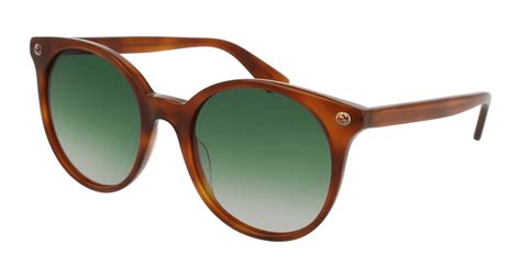 gucci gg0091s round sunglasses havana|gucci unisex aviator sunglasses.